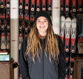 tatiana from rental shot smiles