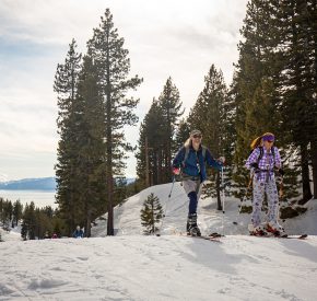 couple in uphill race