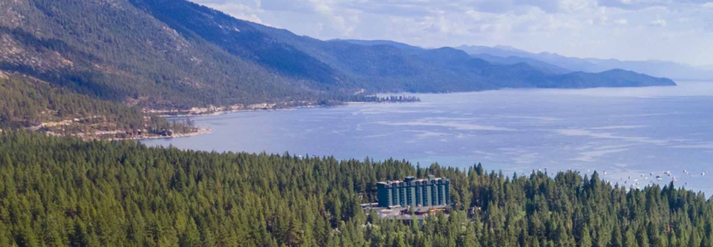 Hyatt Regency with Lake Tahoe in background