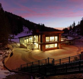 Diamond Peak Skier Services building