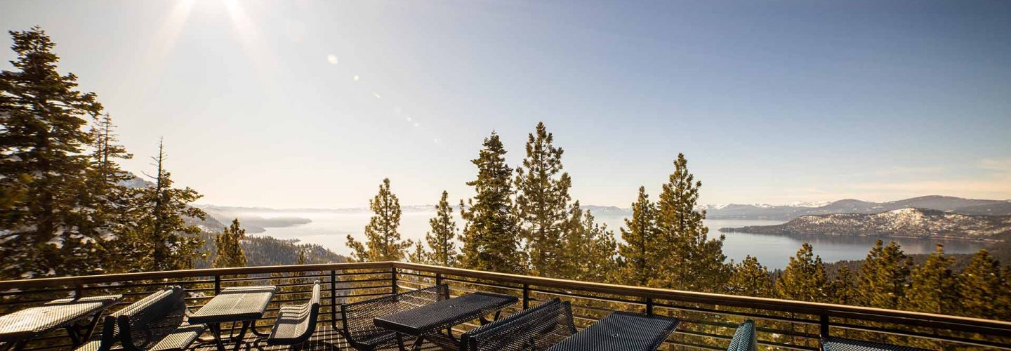 View from Snowflake Lodge during the summertime