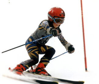 lila lapanja ski racing as a child 2003