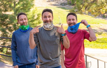 Diamond Peak neck gaiter examples