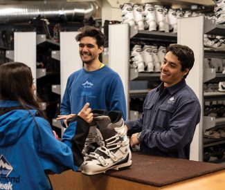 rental shop employees smile