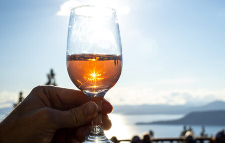 wine tasting at diamond peaks last tracks event