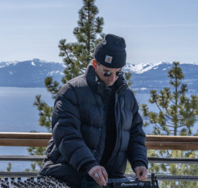 dj party at snowflake lodge woman dancing
