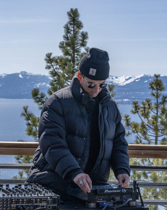 dj party at snowflake lodge woman dancing