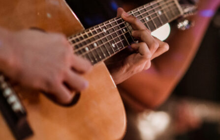 guitar close up