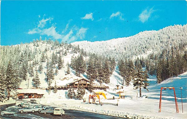 Postcard from the 1960s at Ski Incline