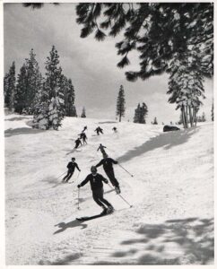 Ski Incline instructors showing off their technique