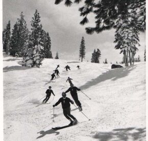 Ski Incline instructors showing off their technique