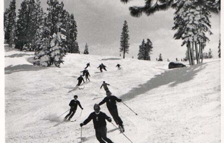 Ski Incline instructors showing off their technique