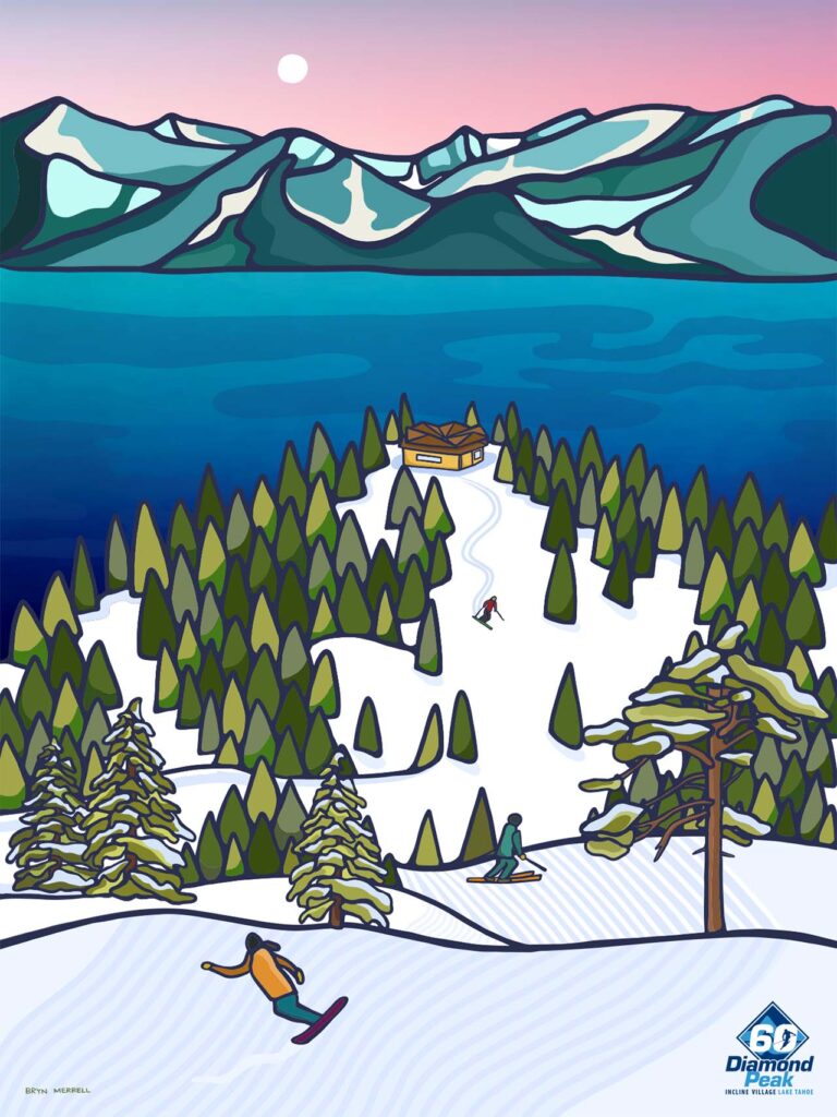 Diamond Peak 60th anniversary poster