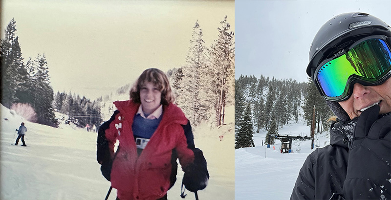 Jen Volz then and now